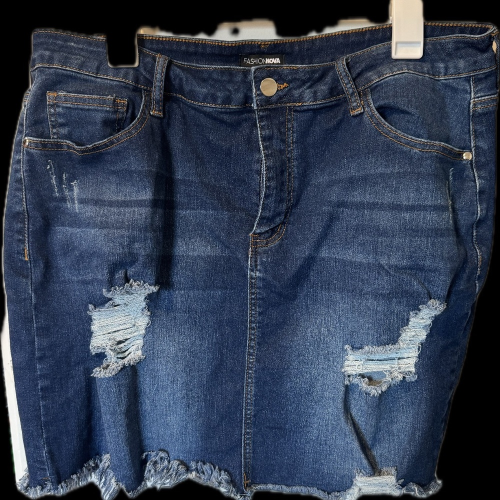 Denim Mini Skirt
